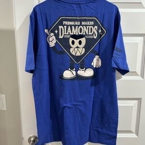 Civilized Blue Graphic T-Shirt, Size XL